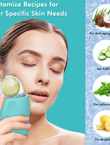 Rolo de Gelo Sorveil — Massajador Facial Refrescante para Desinchazo & Poros Fechados