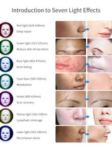 Máscara LED 7 Cores Sorveil — Fototerapia Facial Anti-Acne, Anti-Rugas & Luminosidade
