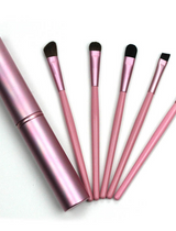 Mini pincéis SORVEIL para olhos em rosa