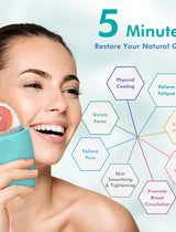 Rolo de Gelo Sorveil — Massajador Facial Refrescante para Desinchazo & Poros Fechados