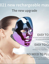 Máscara LED 7 Cores Sorveil — Fototerapia Facial Anti-Acne, Anti-Rugas & Luminosidade