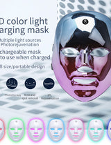 Máscara LED 7 Cores Sorveil — Fototerapia Facial Anti-Acne, Anti-Rugas & Luminosidade